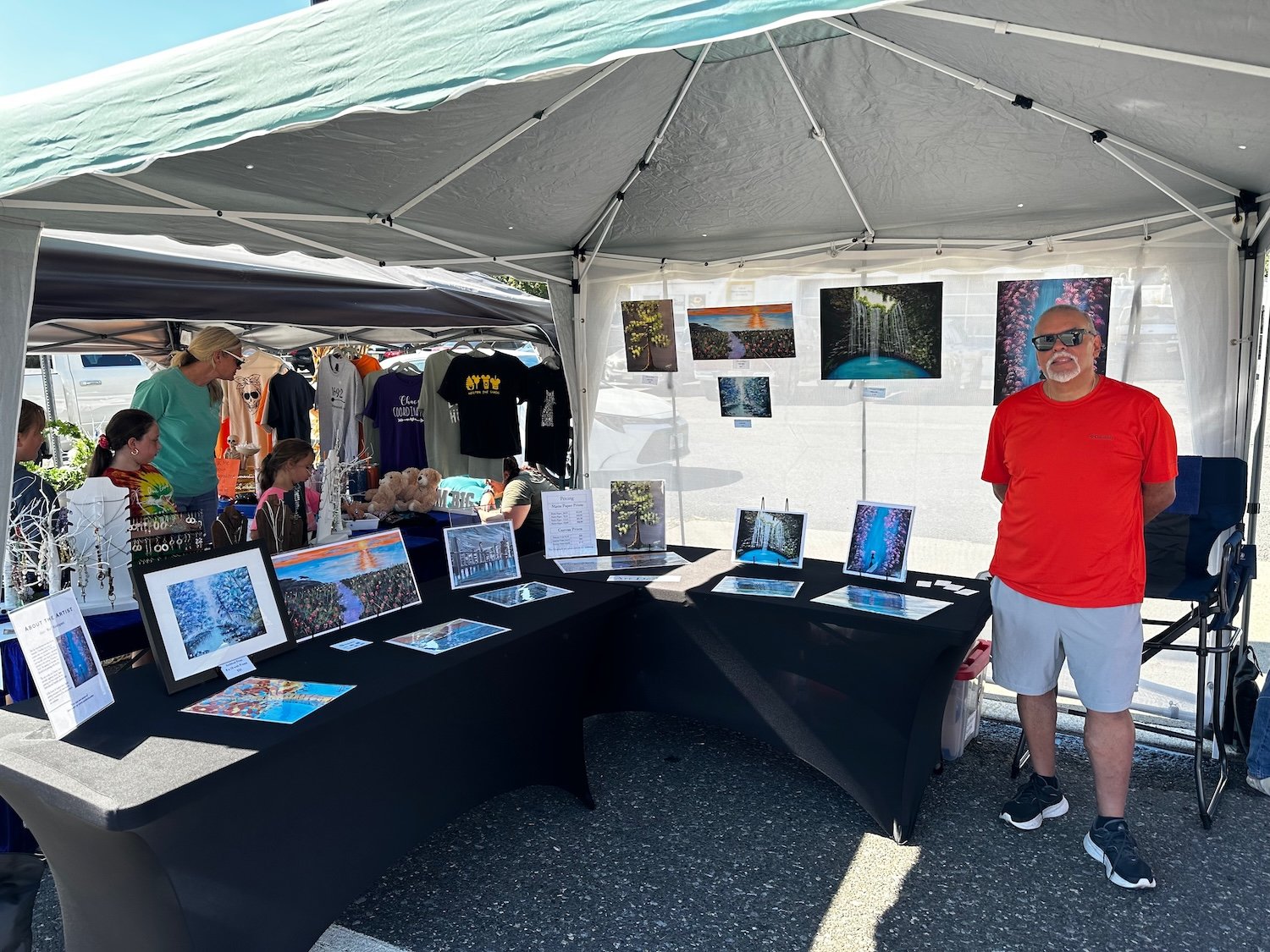 Alex Rodriguez in his first Craft Fair - NJ