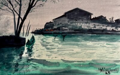 Midnight by the Lake